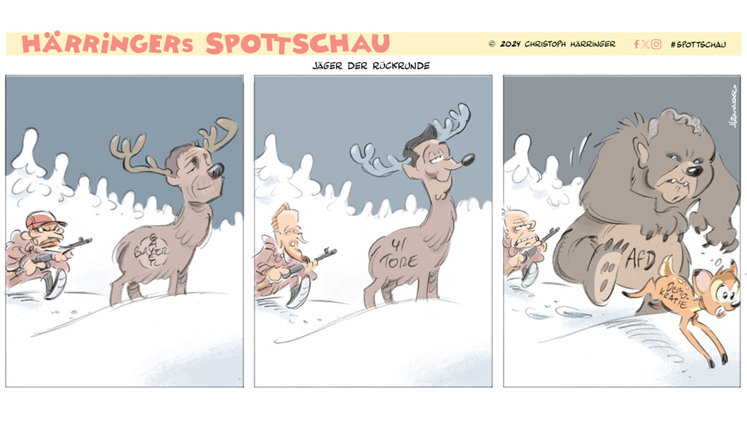 Nr. 1227  Jäger der Rückrunde #Bundesliga #FCBayern #BayerLeverkusen #harrykane #lewandowski #scfreiburg #AfD

spottschau.com