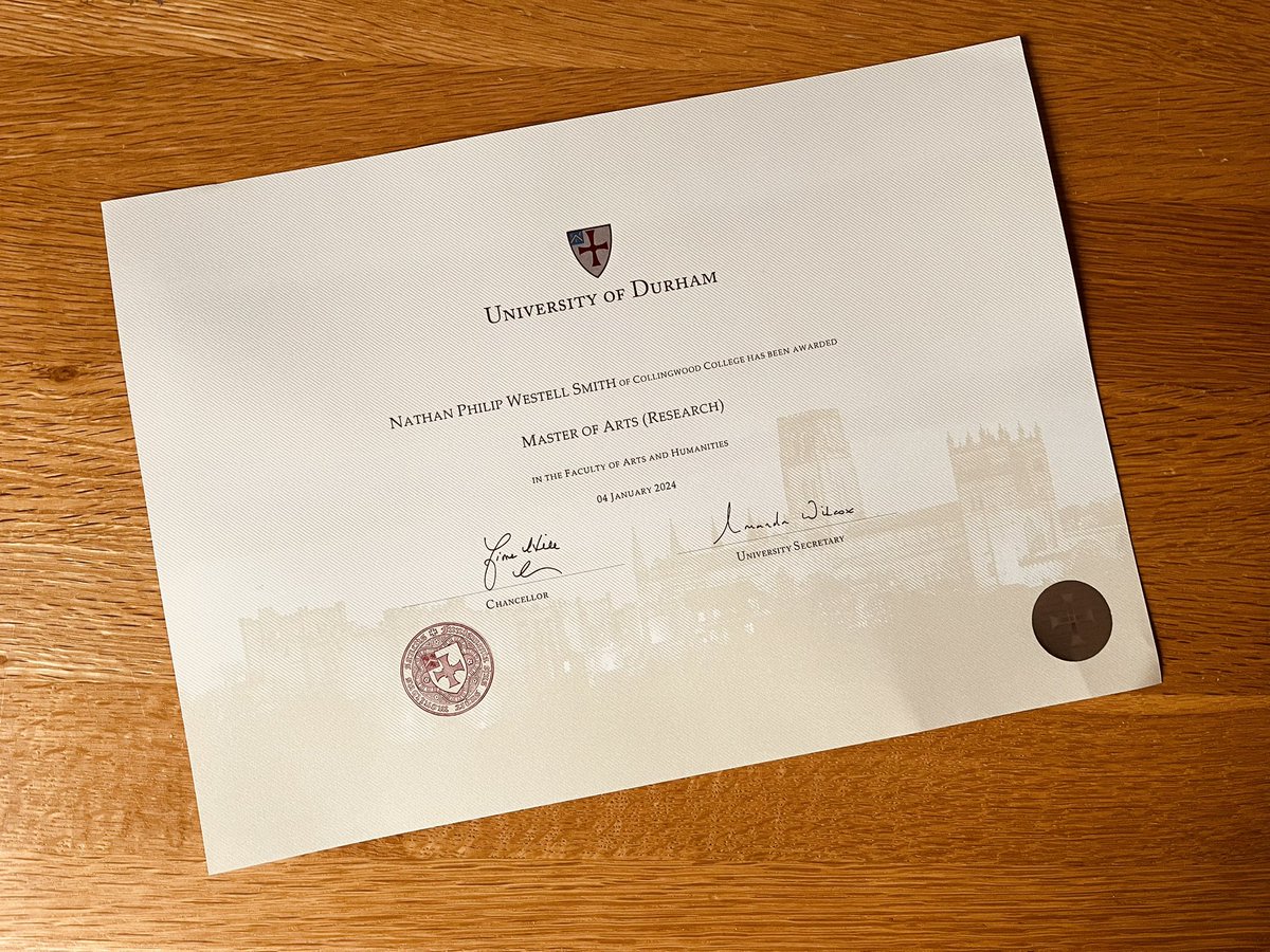 Actual proof you all have to refer to me as Master Smith now 😂