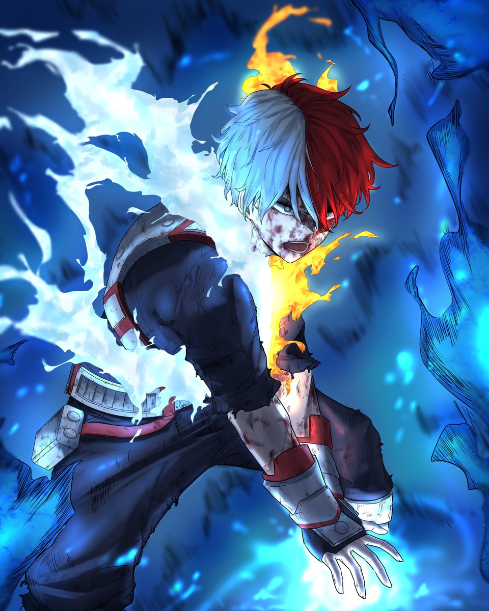 Todoroki Shoto  

#轟焦凍 #ヒロアカ #僕のヒーローアカデミア 
#ショート #MyHeroAcademia #Todoroki #illustration #artwork