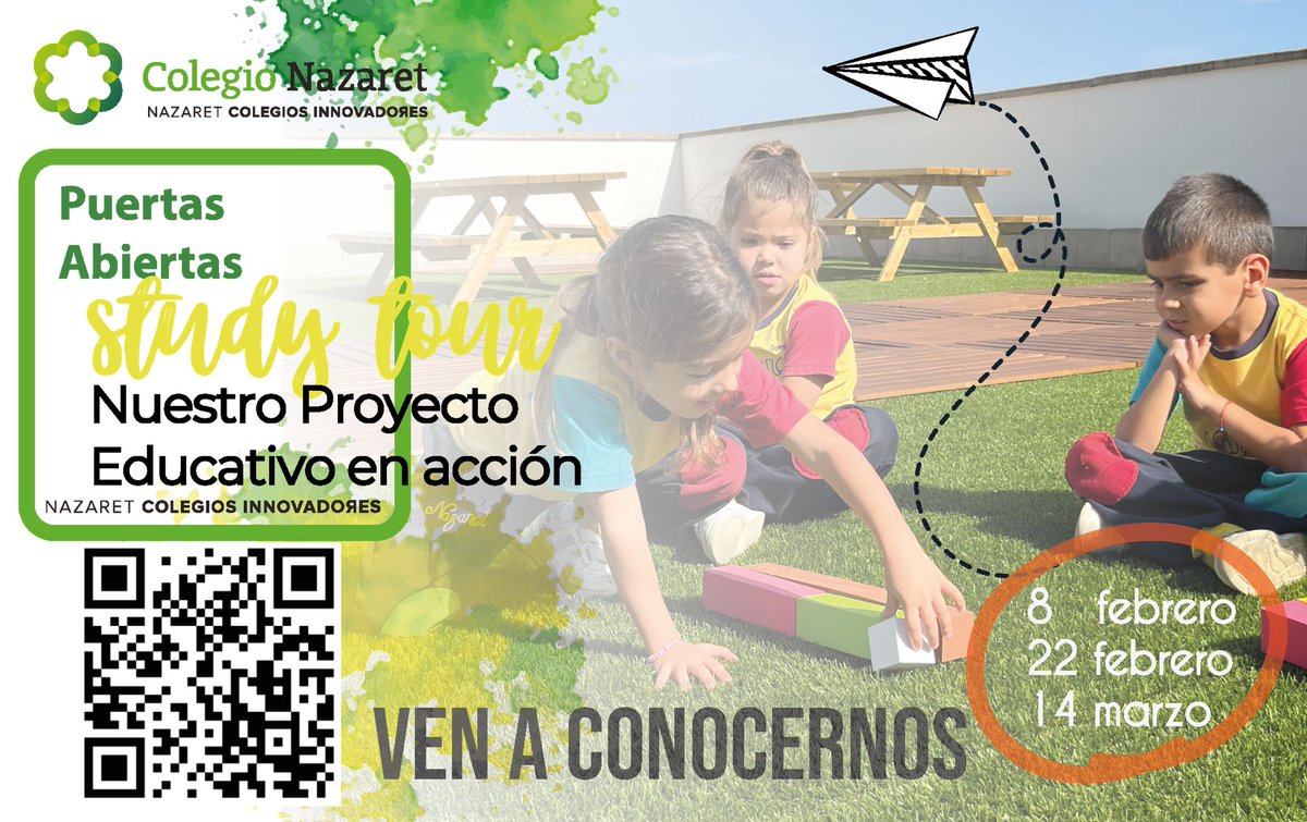 Conoce nuestro proyecto educativo en acción ¡Te esperamos el 8 de febrero! Puedes apuntarte rellenando el formulario accediendo al  QR, llamando al colegio 👉🏼 922340305 o si lo prefieres puedes solicitar tu entrevista personalizada a través de nuestra web. <a href="/coleinnovadores/">Coles Innovadores</a>