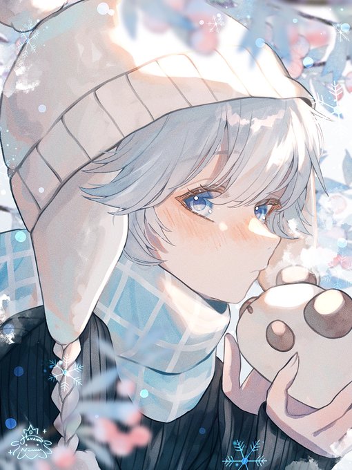 「snowflakes white hair」 illustration images(Latest)