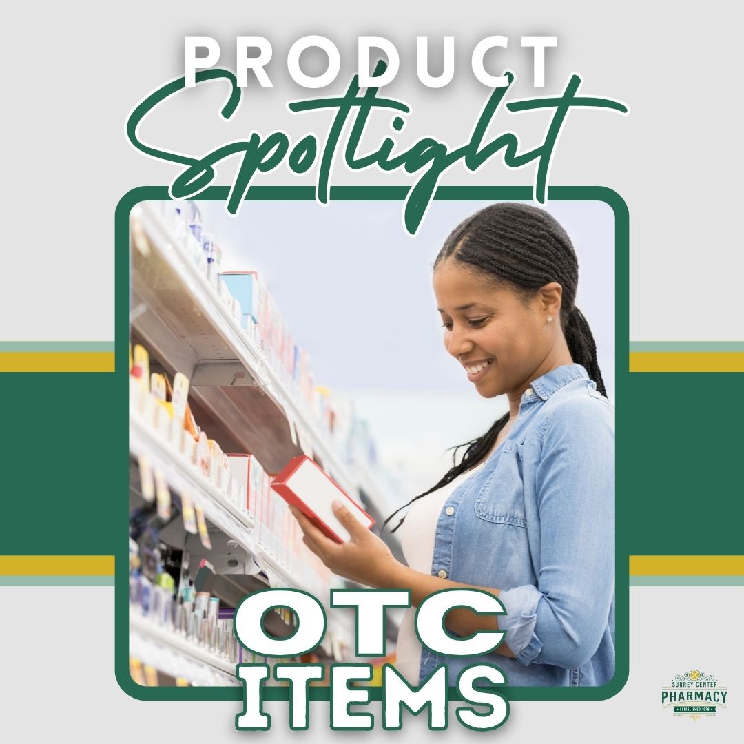Our January product spotlight is our Over-The-Counter (OTC) items!

Discover convenience with our OTC items! From everyday essentials to health solutions, we've got you covered.

#OTCItems #HealthcareEssentials #SurreyCenterPharmacy #AugustaGA #AugustaPharmacy