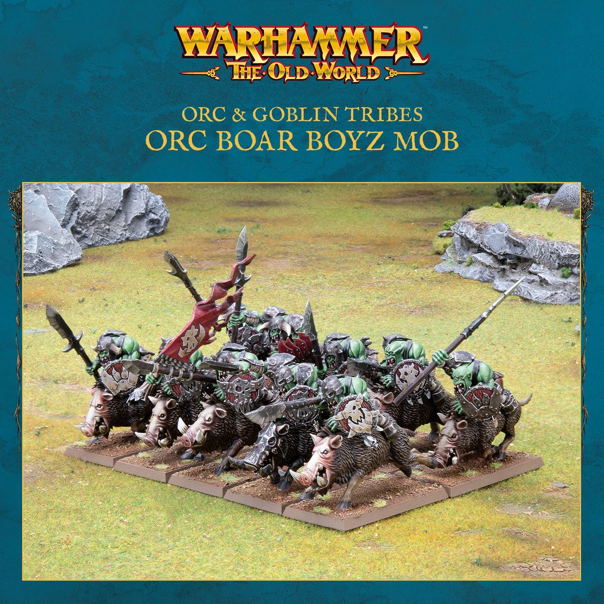 warhammer's tweet photo. Dem sneaky gitz ‘av unearthed sum propa treasures! 

Take a look at the classic Orc &amp; Goblin Tribes miniatures returning for Warhammer: The Old World. https://t.co/DGaqX7pFxe 

#WarhammerCommunity https://t.co/3ils6fYJzY