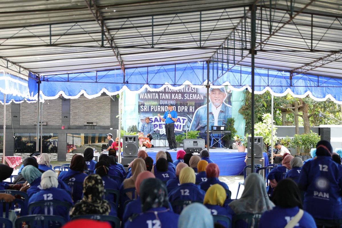 Maturnuwun dukungannya ibu-ibu yang tergabung dalam Wanita Tani Sleman. Semakin banyak para petani yang memberikan dukungan kepada kami. Ini adalah amanah. Dan akan kami jalankan amanah ini dengan sebaik-baiknya. Panjenengan semua pancen istimewa.