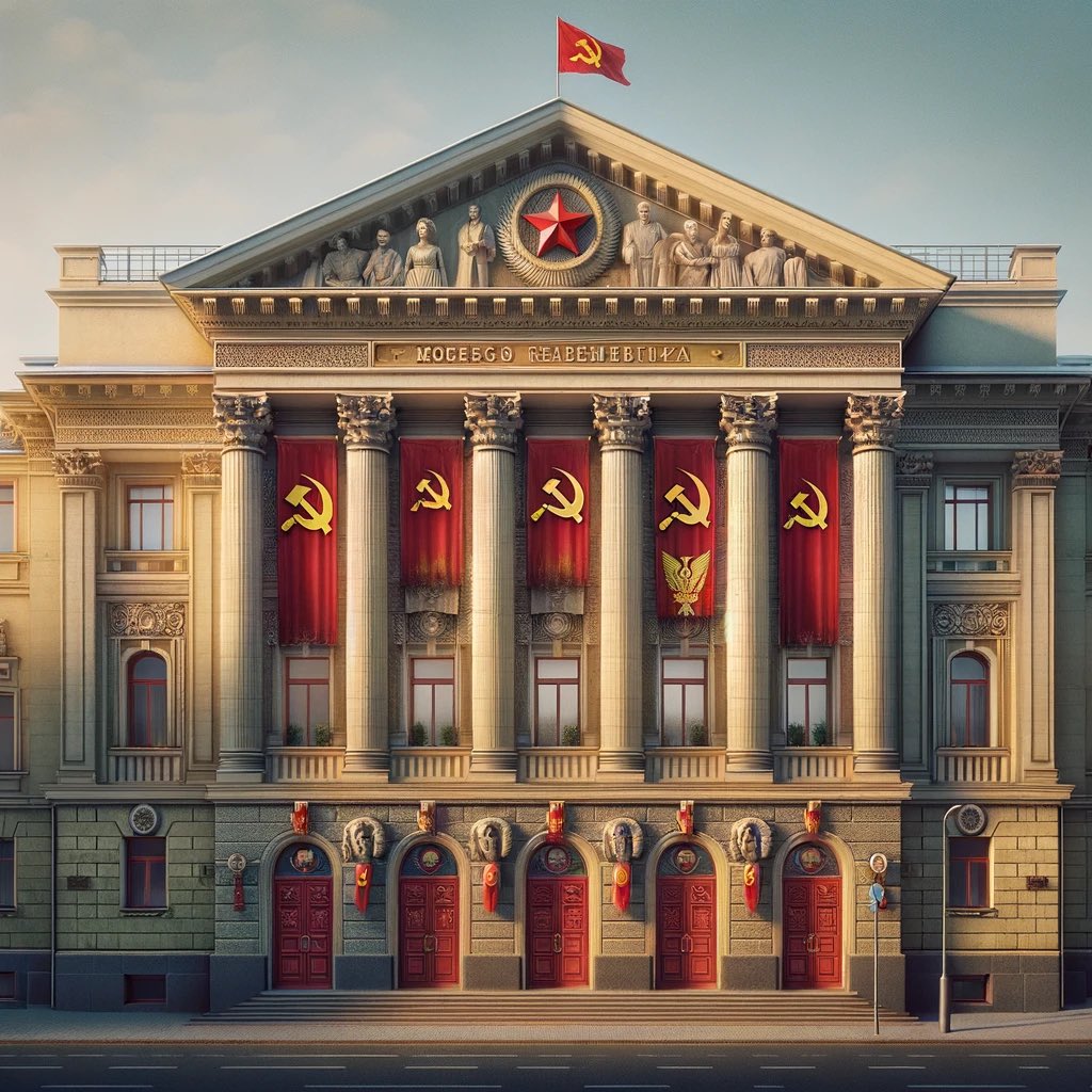 Behold the future seat of power under our glorious new leadership. The States Chambers, adorned with the symbols of our collective will, stands ready for the revolution. Here, policy is for the people, and the people are the policy. #NewDawn #RedWave
