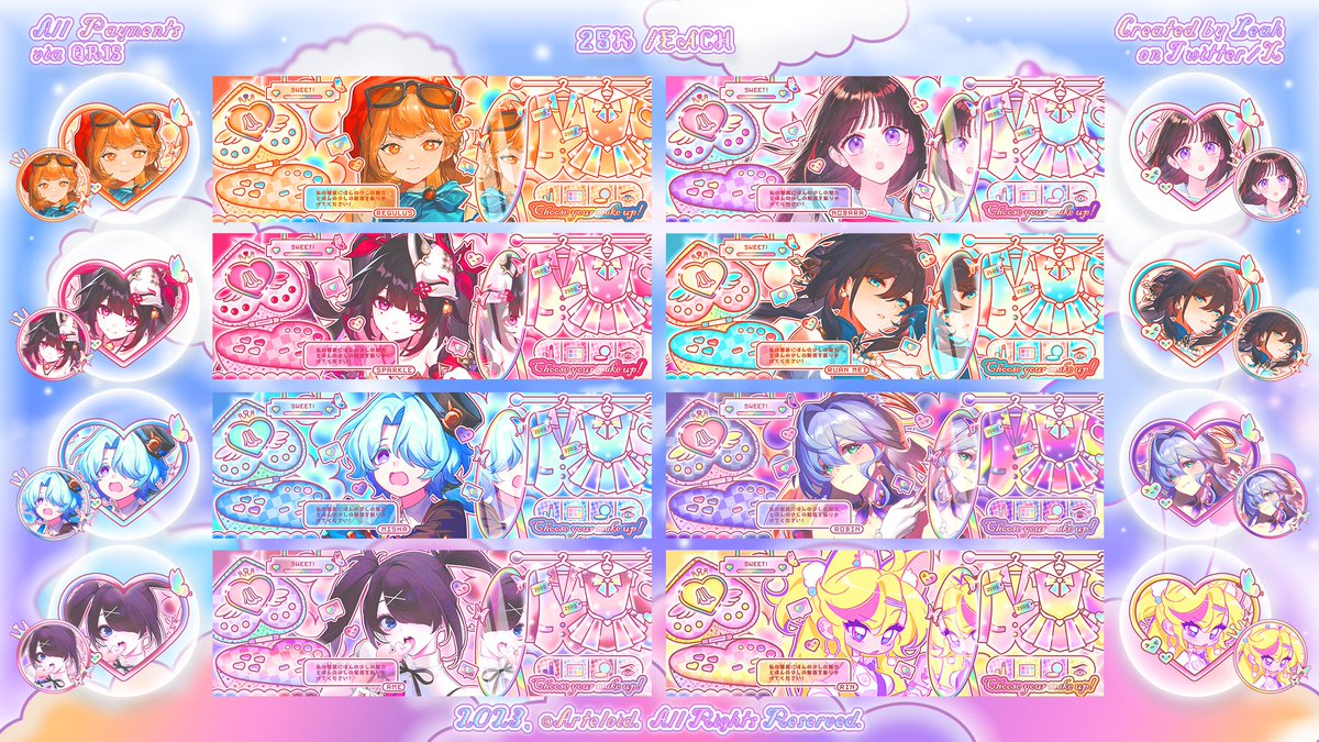 arteloid's tweet photo. any RTs are appreciated! 💜💙

halo! leah kembali membawa ready stock layout 2d yang bisa di take malam ini jam 19.15 WIB with fee book 2K/layout atau normal price di jam 21.15 WIB

scroll for more details ! 🩷 #zonauang #zonajajan https://t.co/OJiwB44Th8