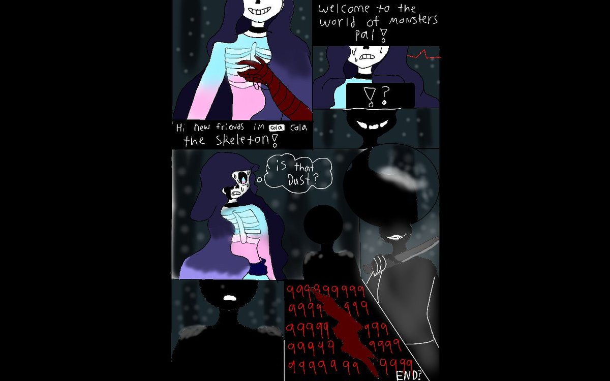 Techno_treatYT's tweet photo. A meeting with a new monster, new monster, new route......
Comic by me! (FateTale made by me! Ever draw fan art for me use #FateTale so I can see it!😁)
I'm a bit rusty on comic pages but there will be more!😁👍hope you like it
#undertaleAU #ocstory #FateTale https://t.co/mx4W3a3ch0
