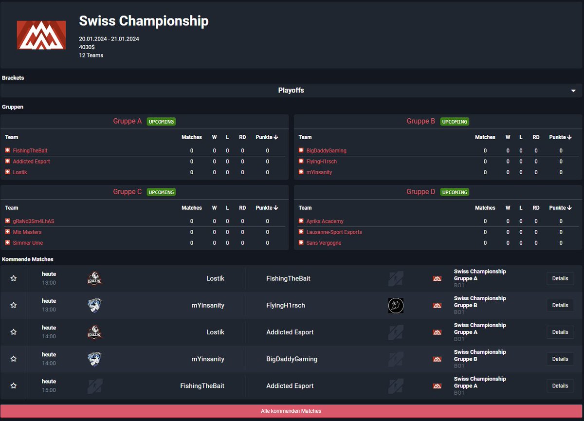 Endlich auch mal wieder Swiss CS-Aktion bei uns 👀
Ab 13 Uhr also fleißig bei <a href="/RealChrigi/">Chrigi</a> einschalten 🔥

📄1hp.de/events/swiss-c…