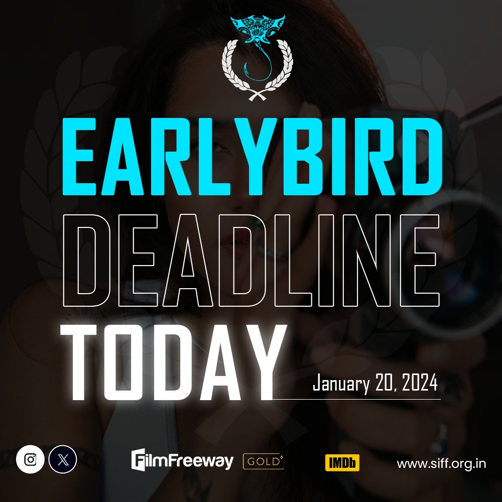 Today is the Earlybird deadline for submissions to the Stingray International Film Festival. Filmmakers, submit now to showcase your work to a global audience and avail yourself of exclusive benefits!
Use the code FAB30 via filmfreeway.com/StingrayIntern…
#stingrayiff #earlybirddeadline