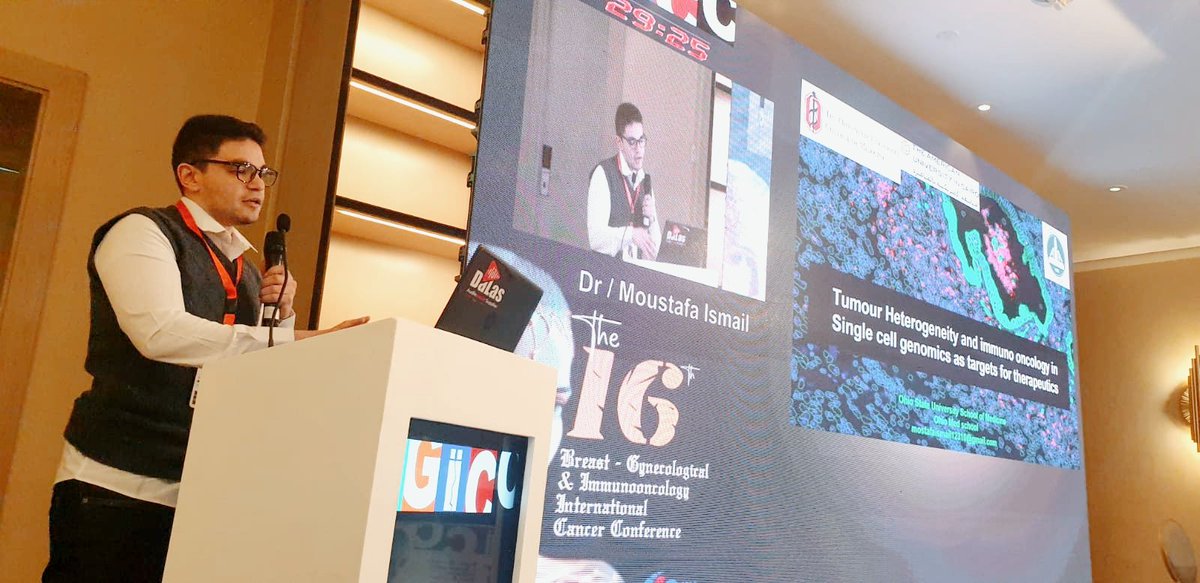 MostafaIHA's tweet photo. I was super excited to talk about the tumours heterogeneity in human cancers and its effect on the chemotherapy resistance, cancer development and progression @Egypt. https://t.co/QsnSkOv509