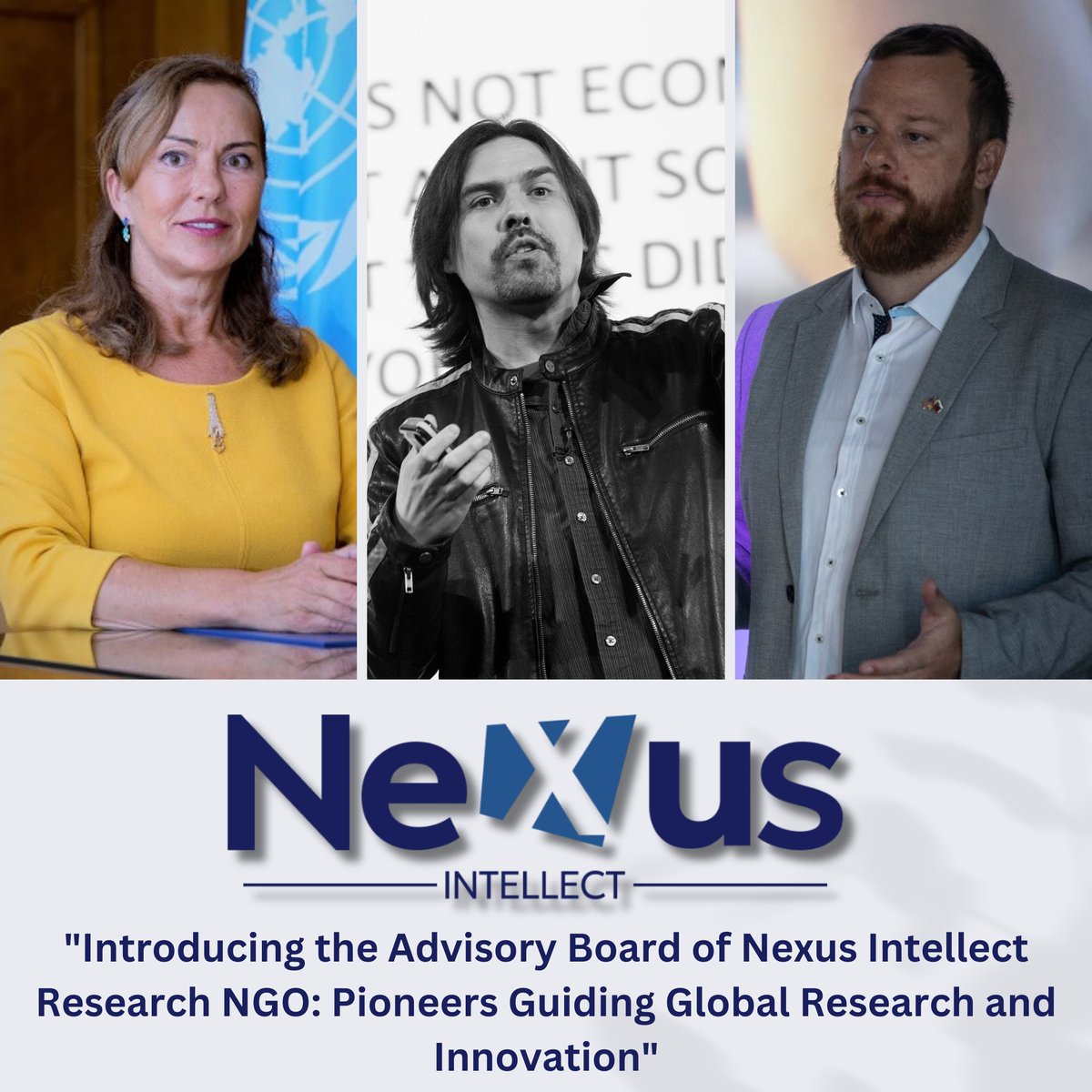 Nexus_Intellect's tweet photo. Meet the Advisory Board of Nexus Intellect Research NGO - a team of pioneers steering the course of global research and innovation! #NexusIntellect #ResearchLeaders #InnovationMinds 
https://t.co/oGMDSZrBu1 https://t.co/7IxA90ZRAk