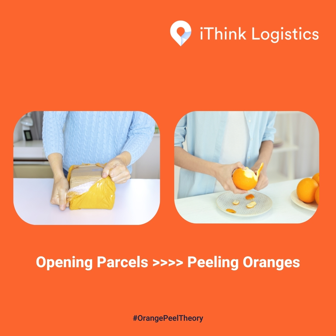 iThinkLogistic's tweet photo. Opening a parcel gives a satisfactory peelinggg🥹💙
#OrangePeelTheory #OrangePeel #Trending #MomentMarketing #delivery #logistics #iThinkLogistics https://t.co/vL9S7lwX8E