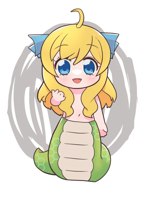 なにも着てない邪神ちゃんインパクトもかわいいよ クレープのトッピングっていろいろ試した後バターシュガーに戻ってくるよね