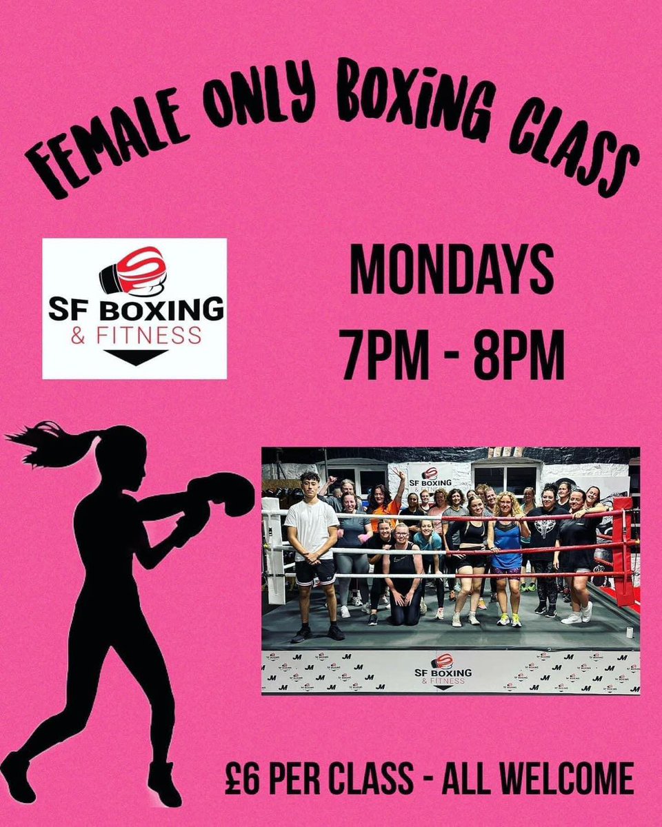 Every Monday with SF Boxing & Fitness, Victoria mill Victoria street, SK22 3HE