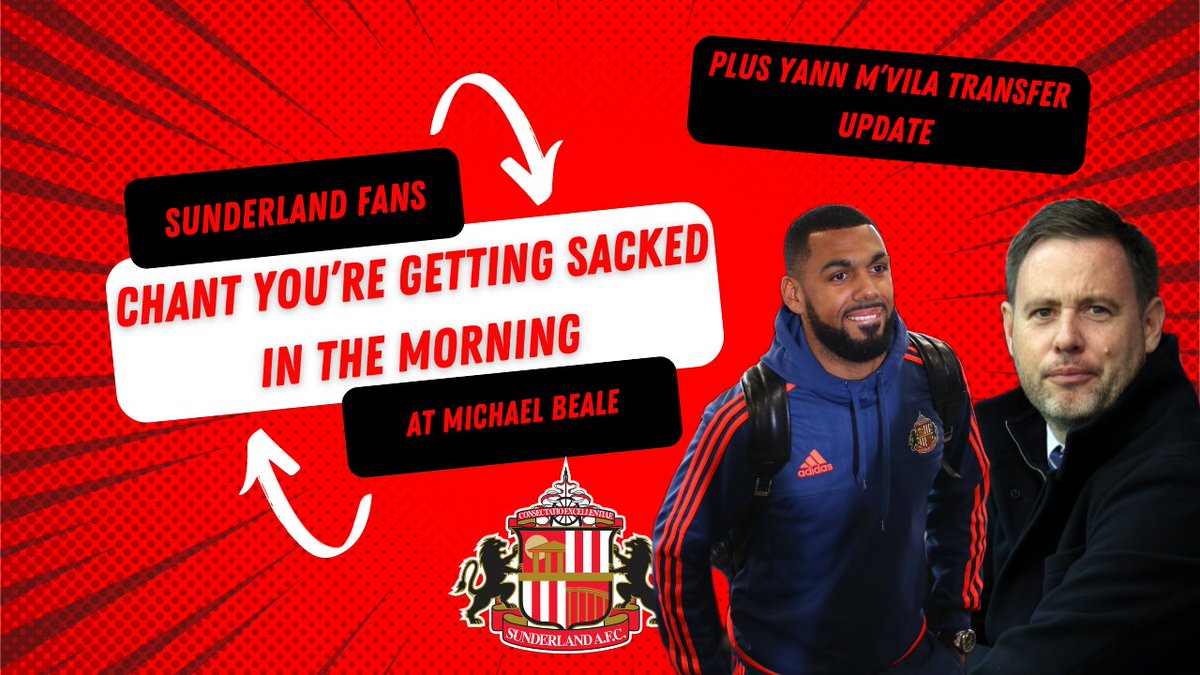 📹 New video: Sunderland 0-1 Hull City: Fans turn on Michael Beale with chants plus Yann M'Vila transfer update #SAFC youtu.be/J8rwHutp5f0