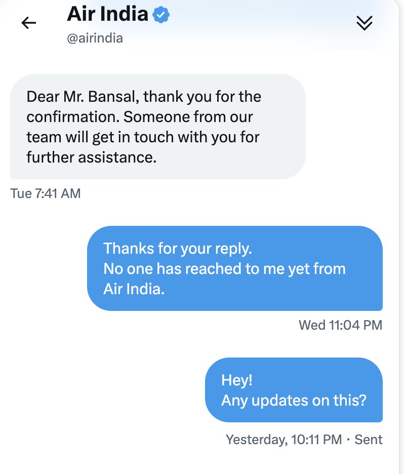 adityabansal98's tweet photo. @airindia Any updates @airindia ? https://t.co/wPbz9hro2m