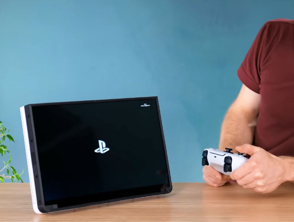 gamemove's tweet photo. Hey guys, the future is here!
A true PS5 tablet is already possible just look at this amazing custom mod!
#ps5 #ps5share #ps5portable https://t.co/rTx46jRDFj