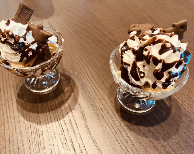 「チョコレート クリーム」のTwitter画像/イラスト(新着)