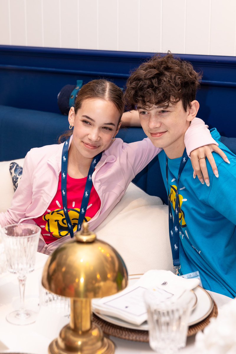 SimoneMClements's tweet photo. Best day EVER! Thank you @RalphLauren @Camp_Quality and @AustralianOpen for this incredible day. Words escape me! Very very grateful 💛 #kidswithcancer #braintumoursurvivor #campquality #partnership https://t.co/dMMqyfzhLA