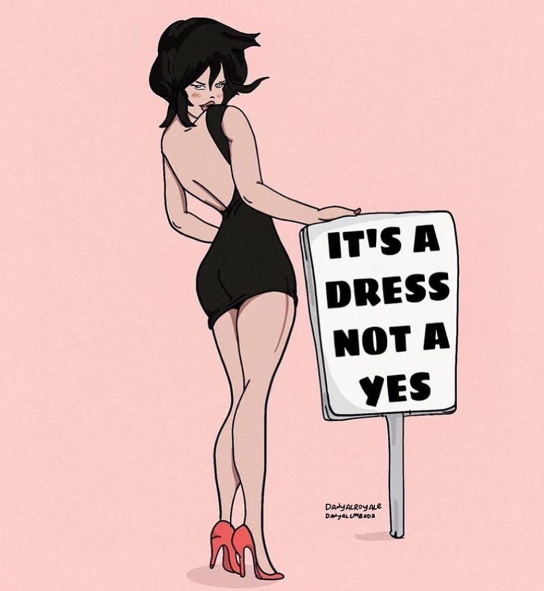 🇦🇺 Pink Heretic on X: A sexy dress is not an invitation for sex