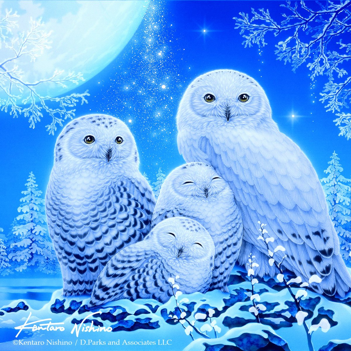 'My Little Angels' #snowyowl, Acrylic on canvas

「愛しき天使たち」#シロフクロウ、アクリル、キャンバス

#kentaronishino #saveowls #owls #owlart #family #moon #moonart # 月 #家族 #フクロウ #フクロウアート #西野健太郎
