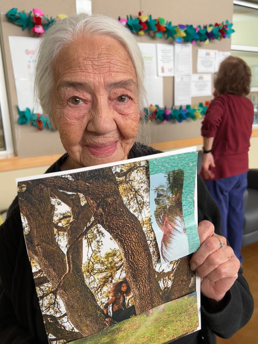 PhxLibrary's tweet photo. Participants from the Adam Diaz Senior Center spent a morning with Palo Verde Library staff creating vision boards for 2024. ✂️What would you like to see more of this year? #PaloVerdeLibrary #VisionBoards #PhoenixPublicLibrary #Phoenix #PHX https://t.co/Wa9Wn0fF5y