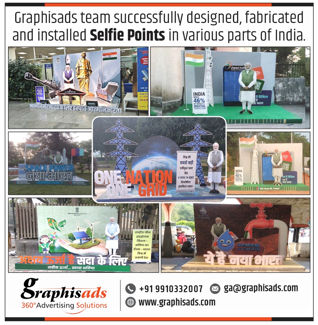 Transforming moments into memories! 🌟 From design to reality, Graphisads brings you the ultimate selfie experience. #Selfiepoint

#GraphisadsInAction #Selfiepoint #Allindia #Ultimateselfie #graphisadslimited #advertiseagencyindelhincr #360degreeadvertising