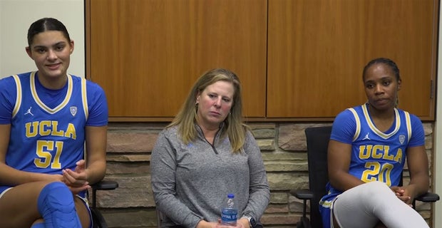 Check out @UCLAWBB's head coach Cori Close, center Lauren Betts, and guard Charisma Osborne said after the Bruins' huge road win over Colorado: 247sports.com/college/ucla/a…