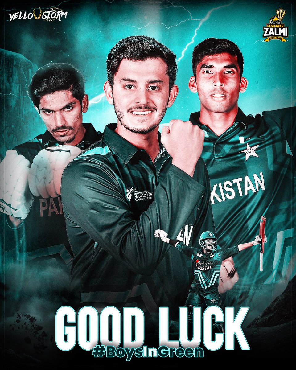 PeshawarZalmi's tweet image. 🇵🇰's #U19WorldCup journey begins in Buffalo Park 🏟️ 

Sending best wishes to the #BoysInGreen for the ICC U-19 Cricket World Cup 🙌 💚

 #Zalmi #PAKvAFG