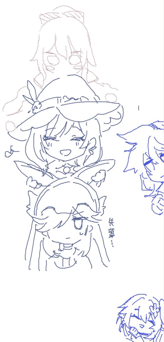 友達と原神スタレ絵茶してきた 