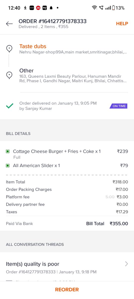 drficticity's tweet photo. @Swiggy 
Dear swiggy you have tagged a nonveg dish veg on your app, I have been a vegetarian since birth and this mistake caused me so much guilt and mental stress. Why? #MyDemon https://t.co/CCGFJrG2O2