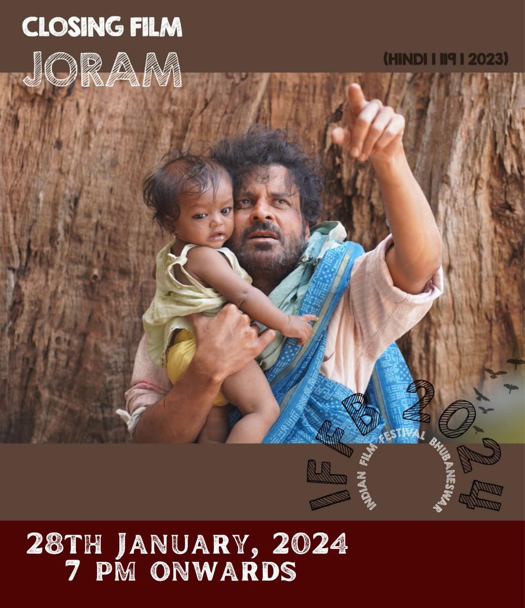 A desperate man and his infant daughter fleeing a system that want them crushed at any cost. @nakdindianfakir @Makhijafilm
#Joram #Bhubaneswar #IFFB24 #FilmFestival
