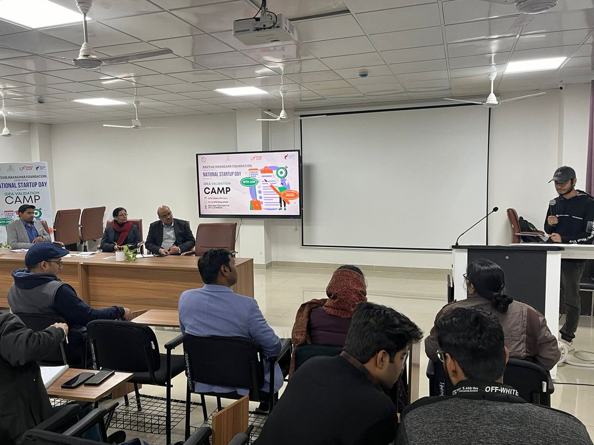 SHIVAMR11727133's tweet image. Thrilled to be part of #NationalStartupDay2024 idea validation camp at @NNFIET  Lko, Validating the incredible ideas of young entrepreneurs was inspiring. Kudos to NNFIET  for fostering innovation. A great leap for the entrepreneurial spirit #Startups #IETLucnow #blendmest #ideas