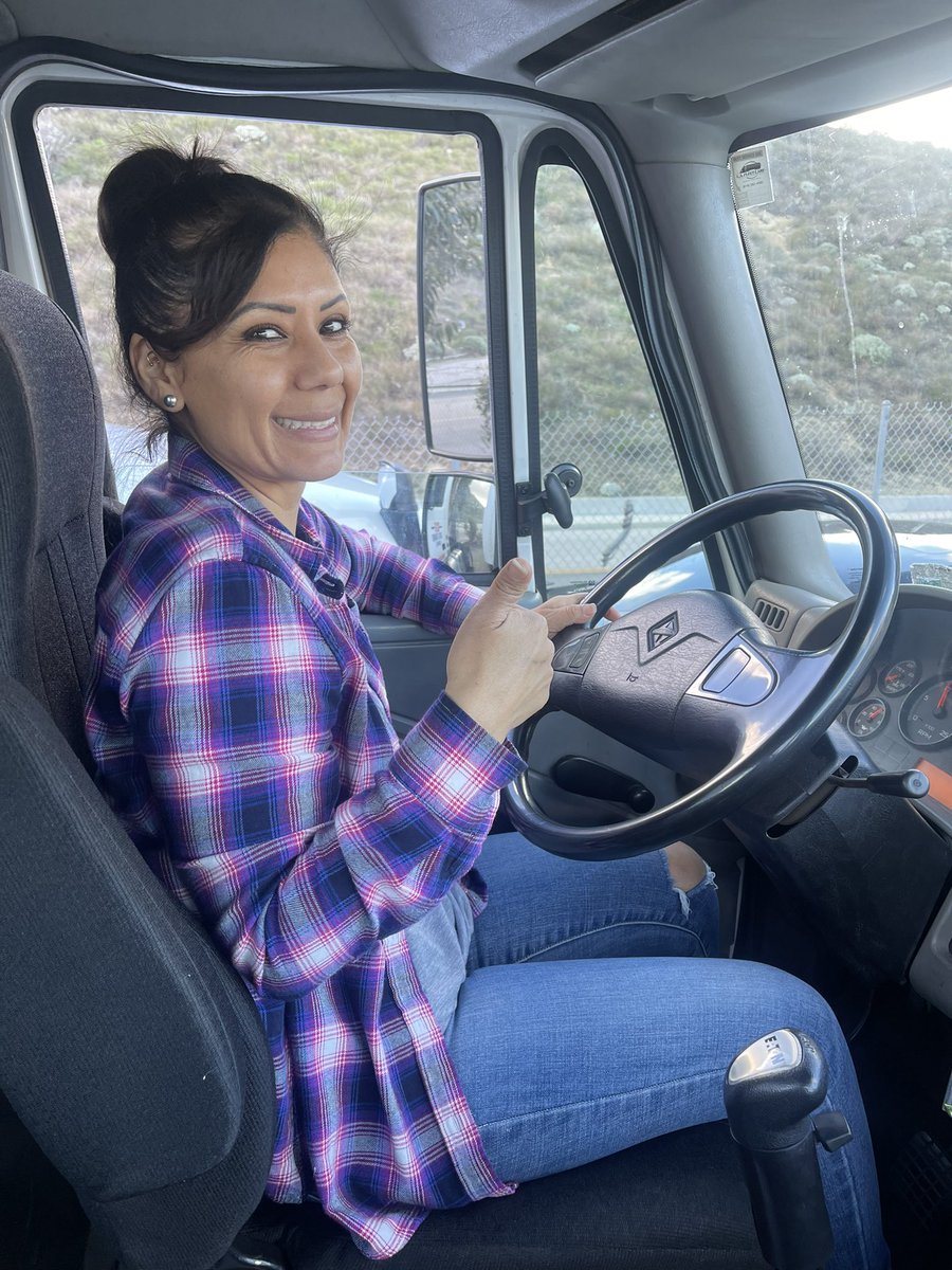 GSFTruckSchool's tweet photo. Behind the wheel and by the vehicle GSF students training for a better future https://t.co/fNQAfX5FNA