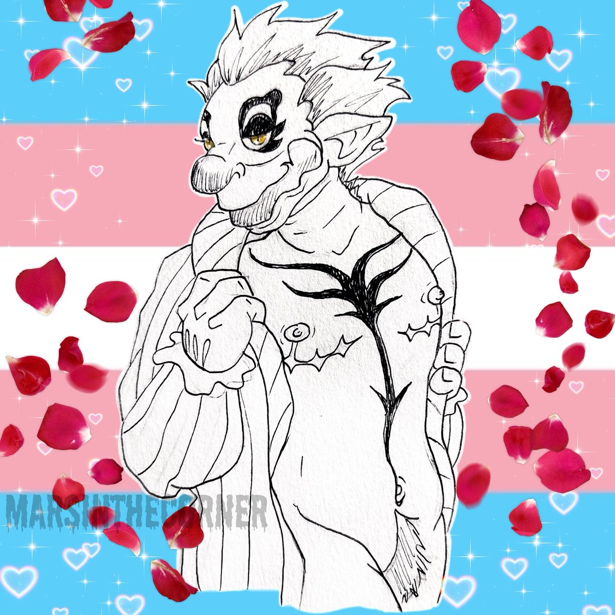 MarsintheCorner's tweet photo. More killer klown art! Slim doing ship repairs, with some "fans". And Rudy is a trans icon!💕
#myart #killerklownsfromouterspace
#kkfos #rudy #slim #spikey #chubby #kkfosslim #kkfosrudy #kkfossspikey #kkfoschubby #killerklowns https://t.co/BoJ4cp9JuT