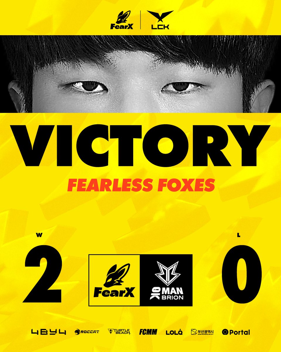 BNKFEARXLoL's tweet photo. 𝟐𝟎𝟐𝟒 𝐋𝐂𝐊 𝐒𝐩𝐫𝐢𝐧𝐠 𝐒𝐩𝐥𝐢𝐭 𝟏𝐑 | 𝐯𝐬 @Brionesports

이름이 바뀌어도 낭만은 그대로. 
모래 폭풍과 함께 FearX가 첫 승리를 가져옵니다🔥

#FOXWIN #FearX #LCK #FearlessFoxes https://t.co/cvJYR6T0yG