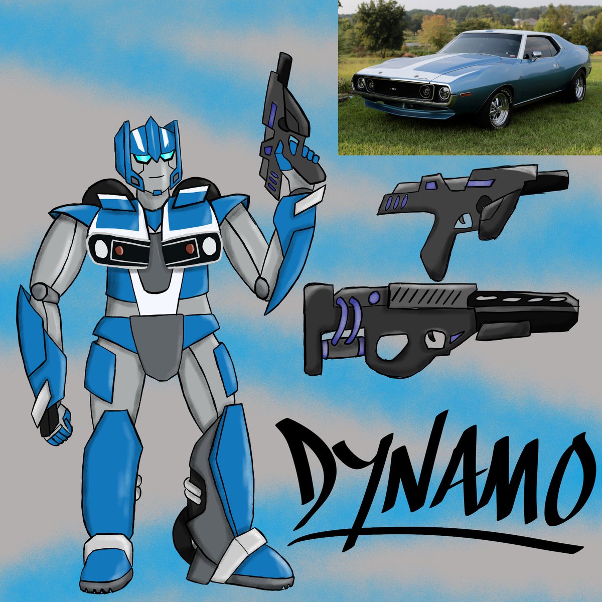 DaysPrimeTime's tweet image. Finally drew my oc.

Meet Dynamo!