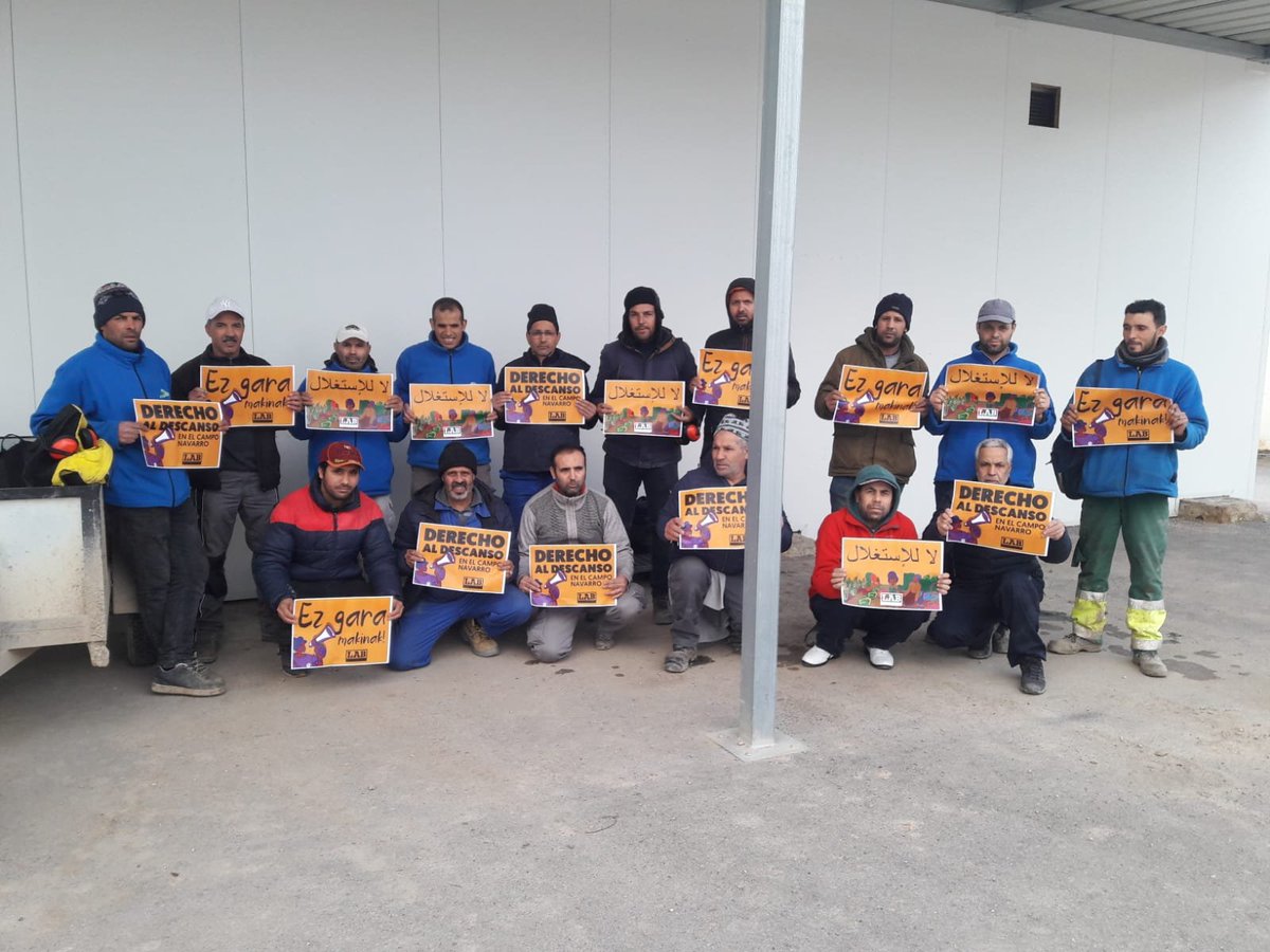 labzerbitzunafa's tweet photo. 📢Derecho al descanso en el campo navarro📢
Los y las trabajadoras del campo se manifiestan mañana por un convenio que mejore sus condiciones de trabajo.
📢Atsedenerako eskubidea landa eremuan📢 https://t.co/WbIaCvtz6p