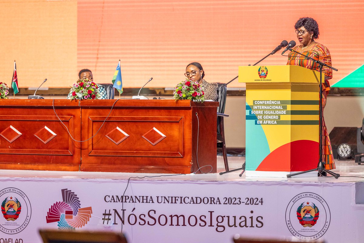 First Lady @MamaRachelRuto attended the launch of Mozambique's #WeAreEqual campaign, led by First Lady Dr Isaura Nyusi. The event highlighted the unity of African First Ladies in addressing four key issues affecting girls and women across the continent: healthcare, gender-based…