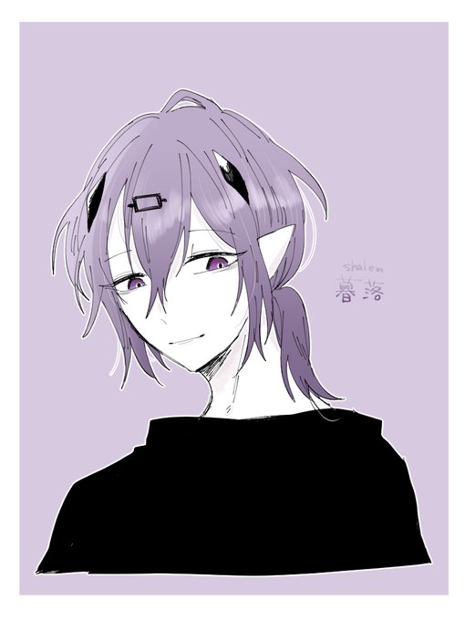 「髪飾り 紫」のTwitter画像/イラスト(新着)