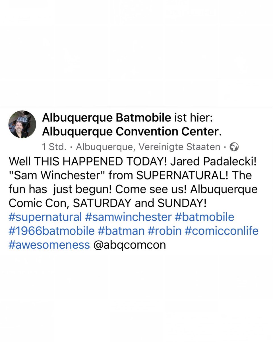 proudofjarpad's tweet photo. Jared in the Albuquerque Batmobile π¦ https://t.co/6SzpJeEbRr