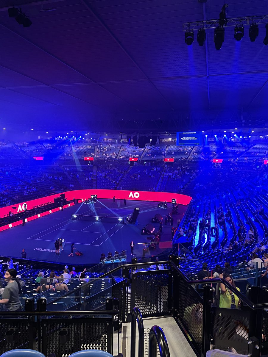 cfmackenzie's tweet photo. All ready for super Saturday at #AusOpen https://t.co/rvyYmMJVWX