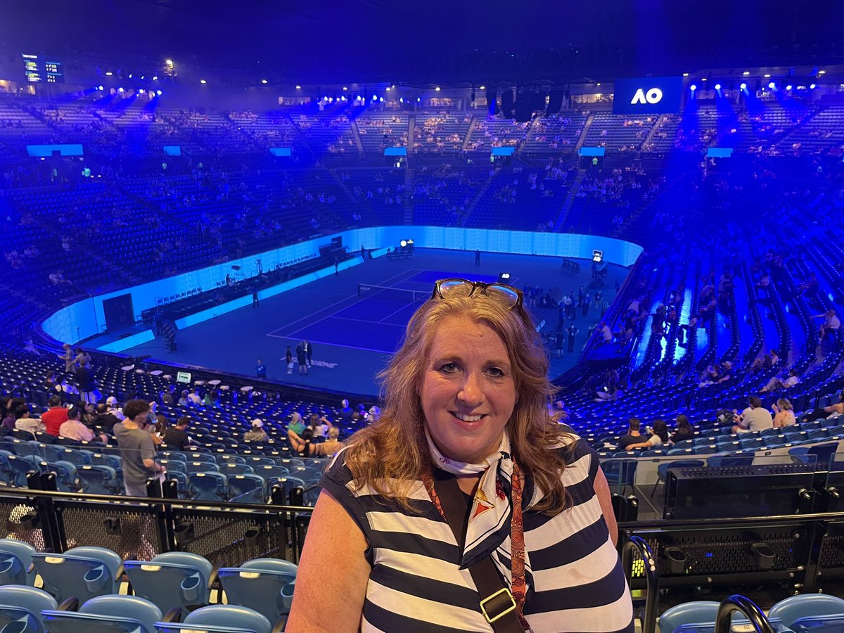 cfmackenzie's tweet photo. All ready for super Saturday at #AusOpen https://t.co/rvyYmMJVWX