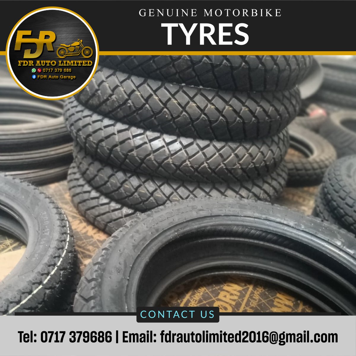 FDR_AutoLimited's tweet image. Roll into the week with confidence! FDR Auto Garage is here to elevate your ride with our genuine motorbike tires. Grip the road, feel the power, and embrace the journey ahead. Don't miss our exclusive tire sale!
#atgatt #FDRGarage #RideWithGrip #TireSale #OnTheRoadAgain
