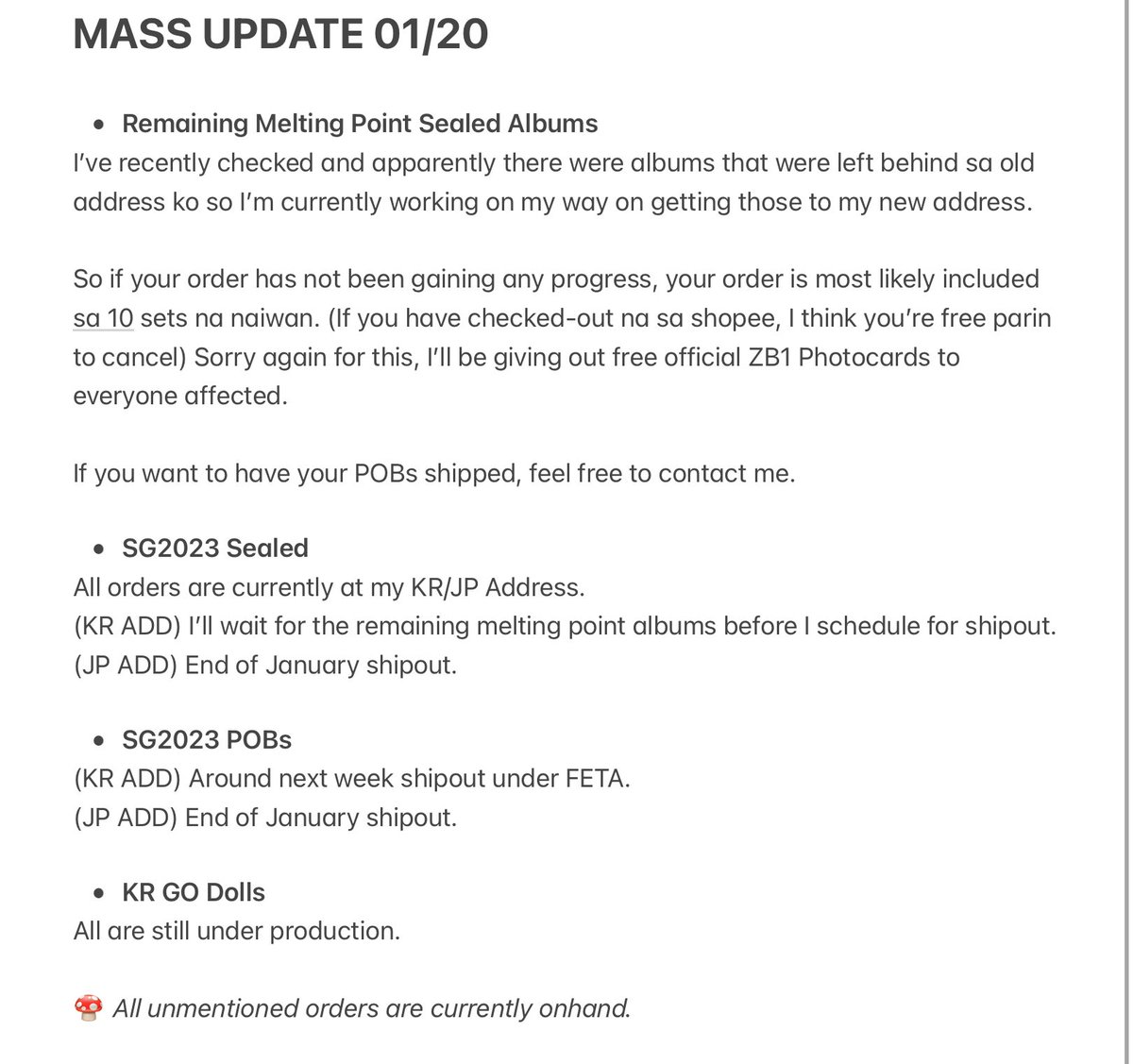 mnmails's tweet photo. #mnminbox : MASS UPDATE https://t.co/cE6PfkSiqG