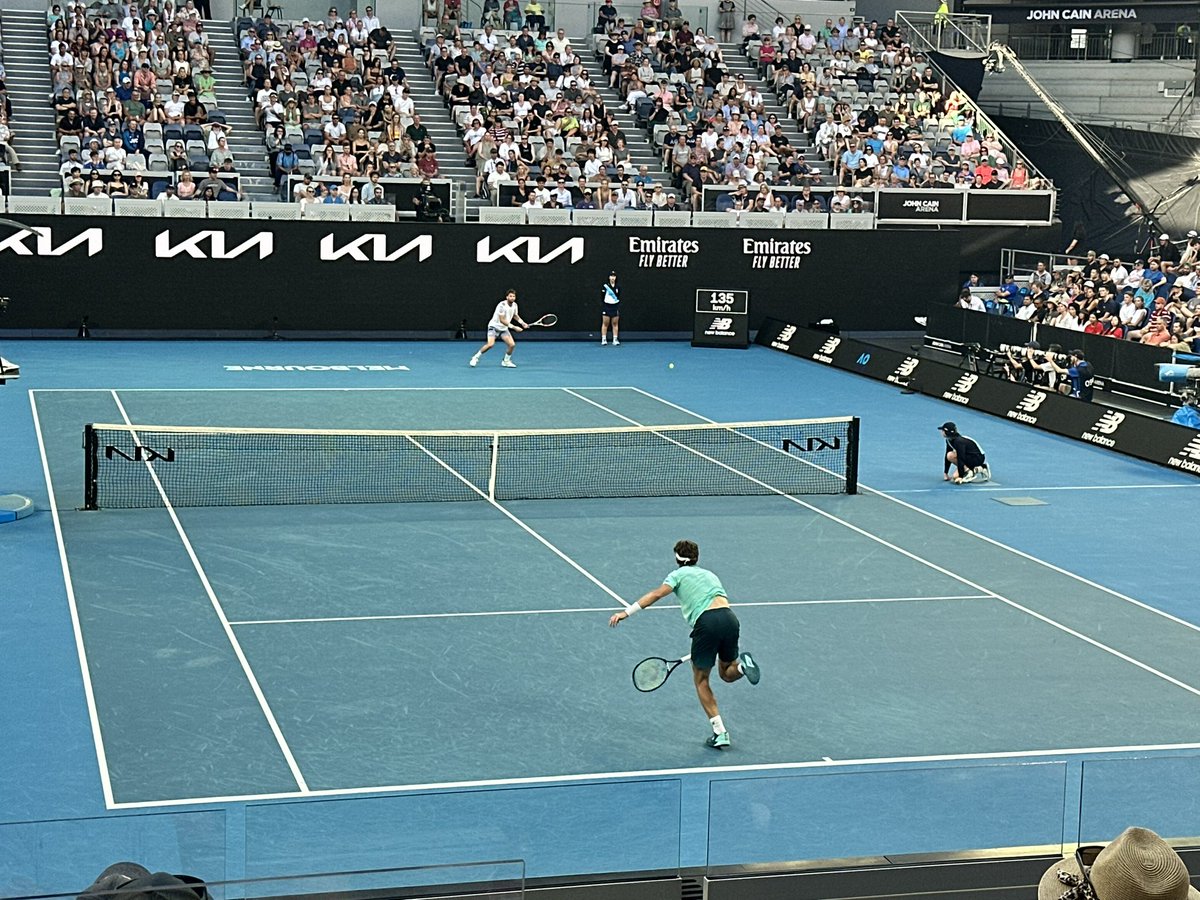Another one off the bucket list #AusOpen 

Well organised &amp; loads of smiles