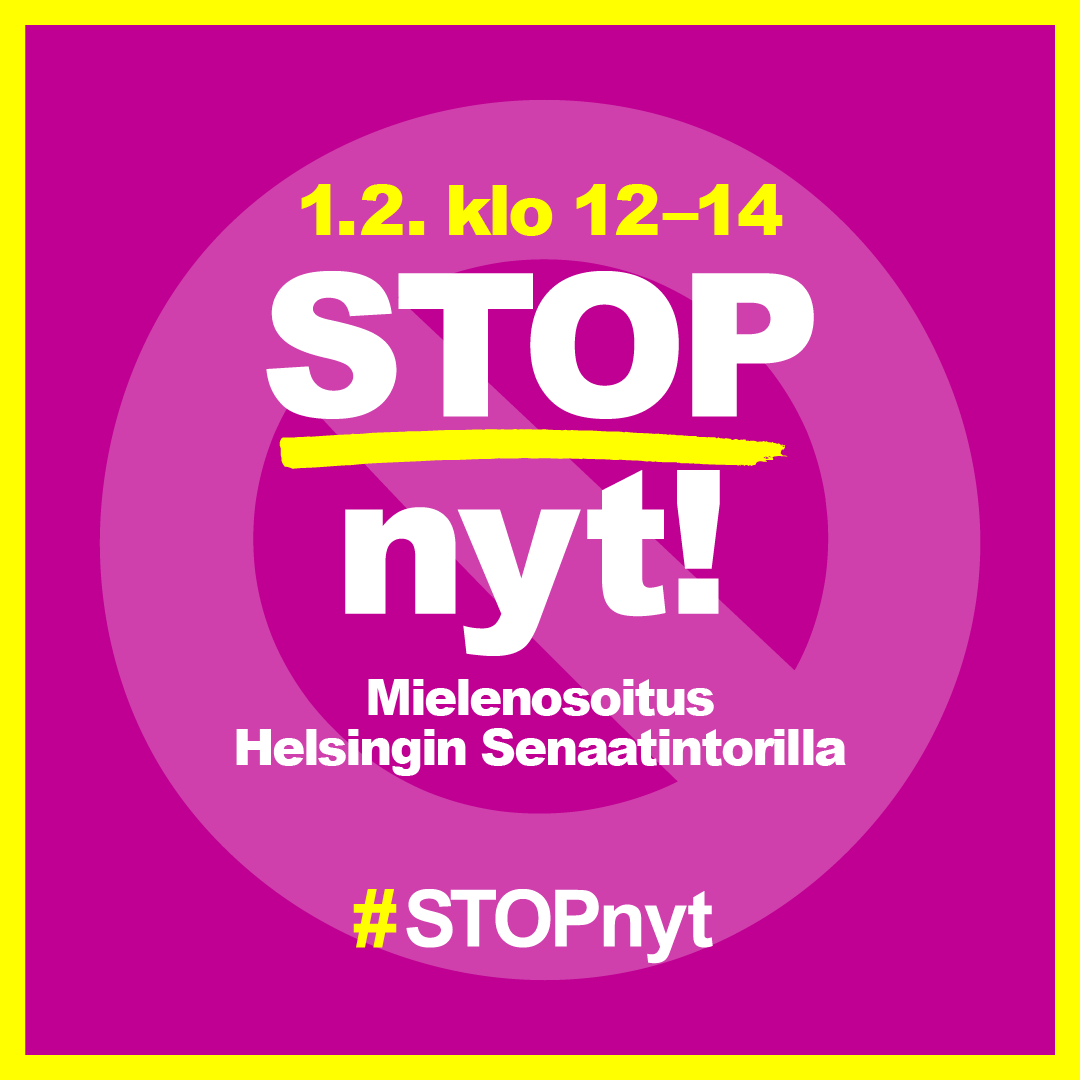 duunarit's tweet photo. Tule osoittamaan mieltäsi hallituksen työelämäheikennyksiä ja sosiaaliturvaleikkauksia vastaan! Hallitus, nyt on aika painaa jarrua uudistusten valmistelussa.

🕛 Helsinki Senaatintori 1.2. klo 12
📣 #STOPnyt-mielenosoitus https://t.co/EtL7cB56Vn

Terveisin SAK ja @STTKMikonkatu https://t.co/oILpHNa9qJ