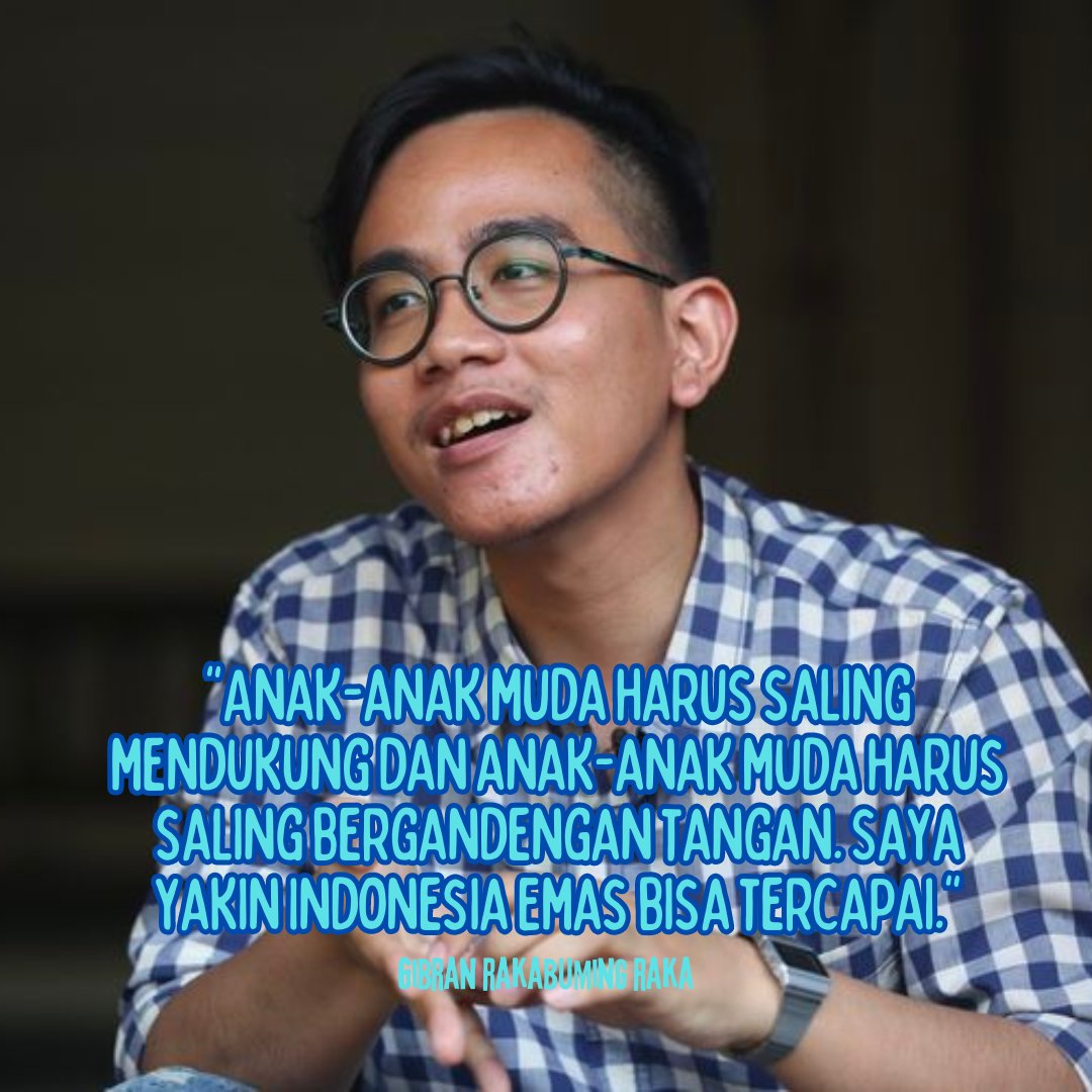 Gak banyak omong, tapi buktinya ya kerja nyata: Ini dia, Mas Gibran!

#MudaGIgihBRANi