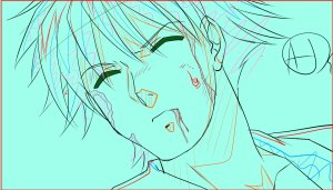 nai_mea's tweet photo. 「出会って5秒でバトル」もう2年経ったけど地道に描いてる。原画を引退して久しいので大変ではあるけど、今の現場のスタッフがいろいろ手伝ってくれるので助かってます。
#出会5 #dea5 https://t.co/k9hVjsYUmO