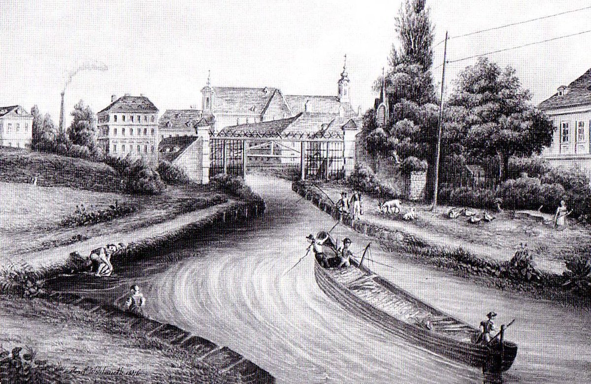 MichaelBonvalot's tweet photo. Habt ihr gewusst, dass die Wiener Schnellbahn zwischen Landstraße und Rennweg früher ein Fluss war? Wo heute die S-Bahn fährt, war früher der Wiener Neustädter Kanal - in Niederösterreich noch heute ein Ausflugsziel. Und die Station Landstraße war der Wiener Hafen des Kanals. https://t.co/sjjmI5SlYA